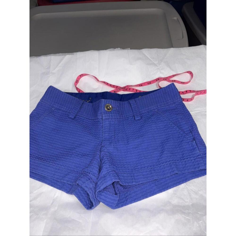 LILLY PULITZER Shorts Womens 00 The Walsh Short Blue Waves‎